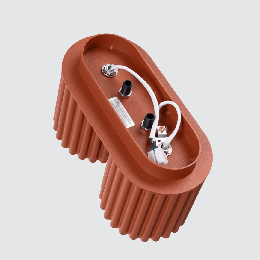 Spot svjetiljka AURA 2xGU10/10W/230V narančasta