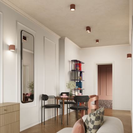 Spot svjetiljka AURA 1xGU10/10W/230V 10 cm smeđa