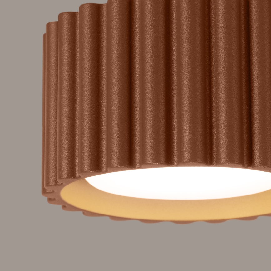Točkasto svjetlo AURA 1xGX53/10W/230V, promjer 10 cm, smeđa