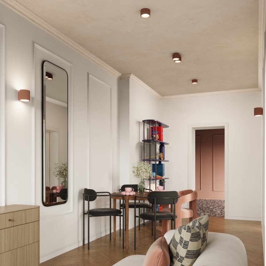 Spot svjetiljka AURA 1xGX53/10W/230V 6 cm smeđa