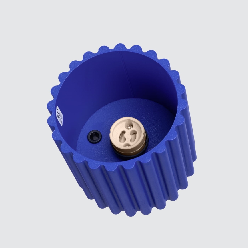 Spot svjetiljka AURA 1xGU10/10W/230V 10 cm plava