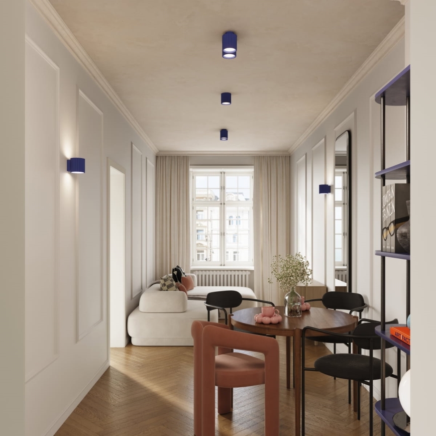 Spot svjetiljka AURA 1xGU10/10W/230V, promjer 10 cm, plava