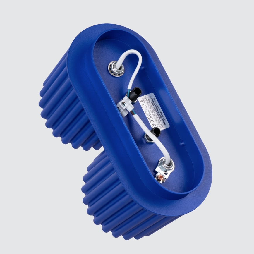 Spot svjetiljka AURA 2xGU10/10W/230V plava