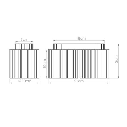 Spot svjetiljka AURA 2xGU10/10W/230V plava