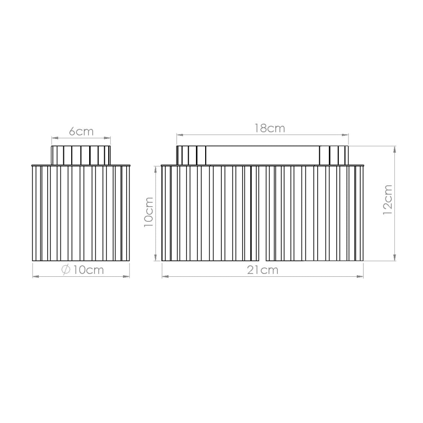 Spot svjetiljka AURA 2xGU10/10W/230V plava