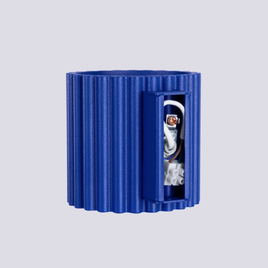 Zidna svjetiljka AURA 1xG9/10W/230V plava