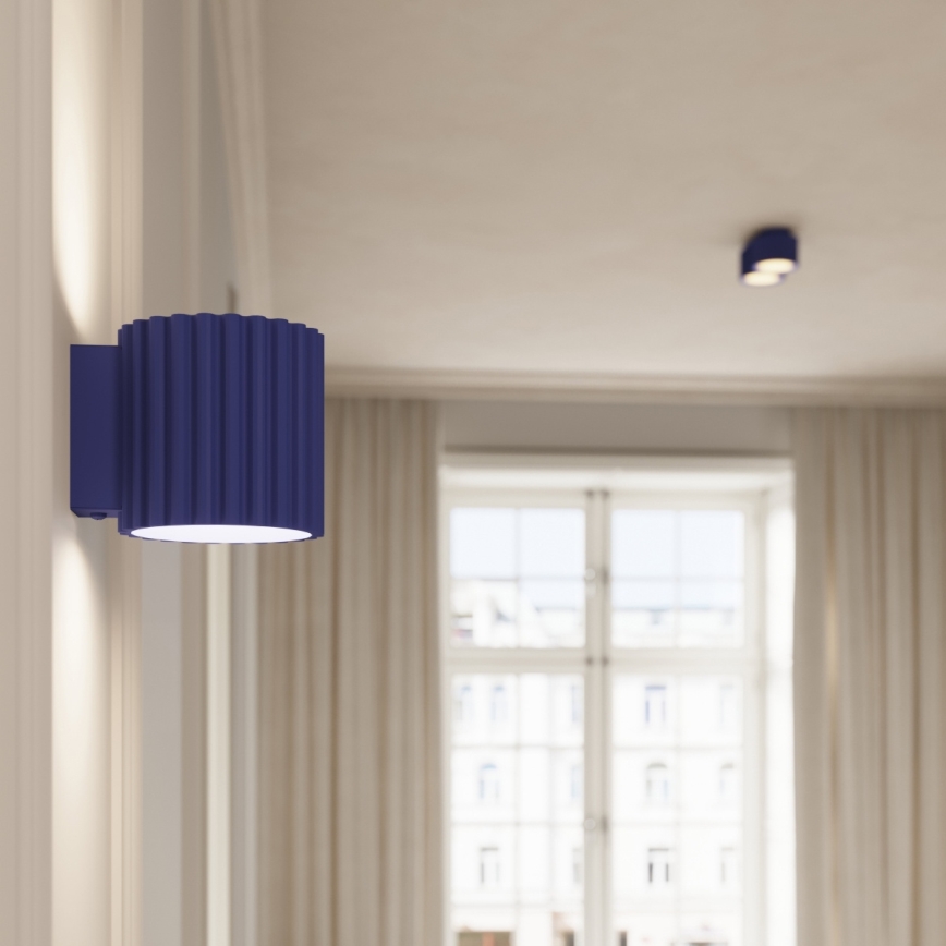 Stropni reflektor AURA 2xGX53/10W/230V plavi