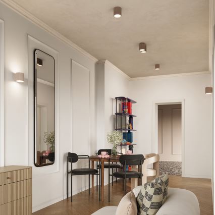 Spot svjetiljka AURA 1xGU10/10W/230V 10 cm taupe