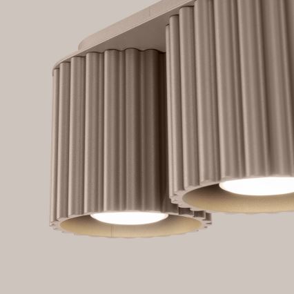 Reflektor AURA 2xGU10/10W/230V taupe