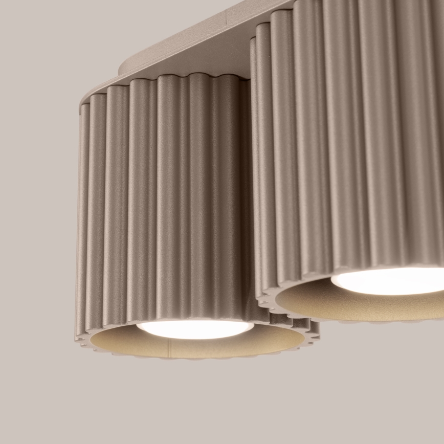 Reflektor AURA 2xGU10/10W/230V taupe