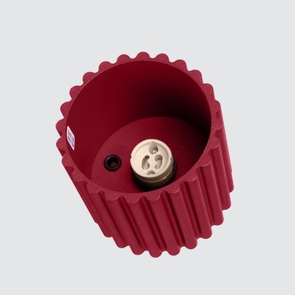 Reflektor AURA 1xGU10/10W/230V 10 cm crvena