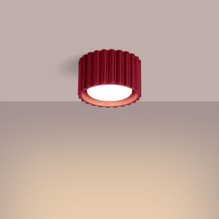 Spot svjetiljka AURA 1xGX53/10W/230V pr. 10 cm crvena