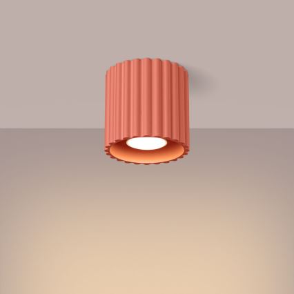 Spot svjetiljka AURA 1xGU10/10W/230V, promjer 10 cm, ružičasta