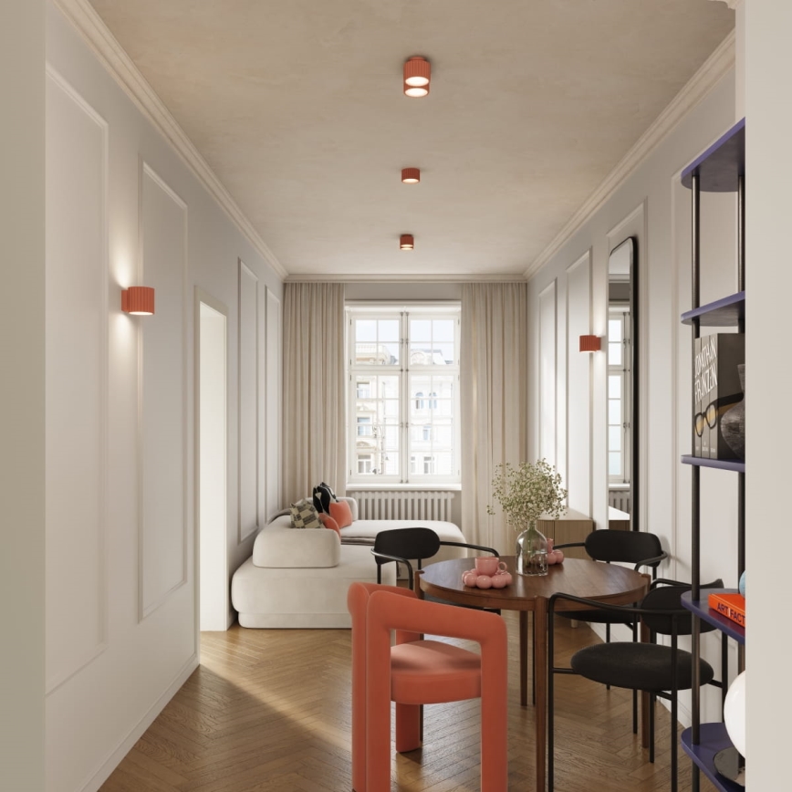 Spot svjetiljka AURA 1xGX53/10W/230V 6 cm ružičasta