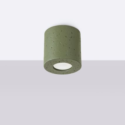 Spot svjetiljka ORBIS 1xGU10/10W/230V beton/zelena