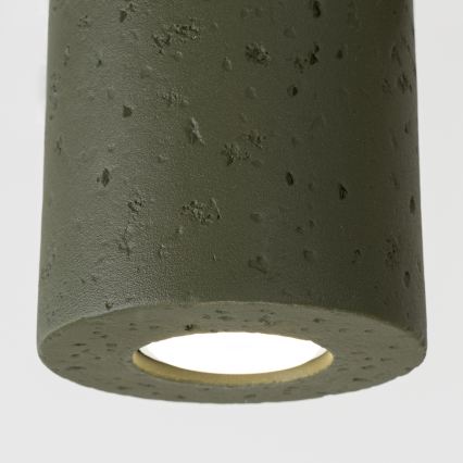 Spot svjetiljka ORBIS 1xGU10/10W/230V beton/zelena