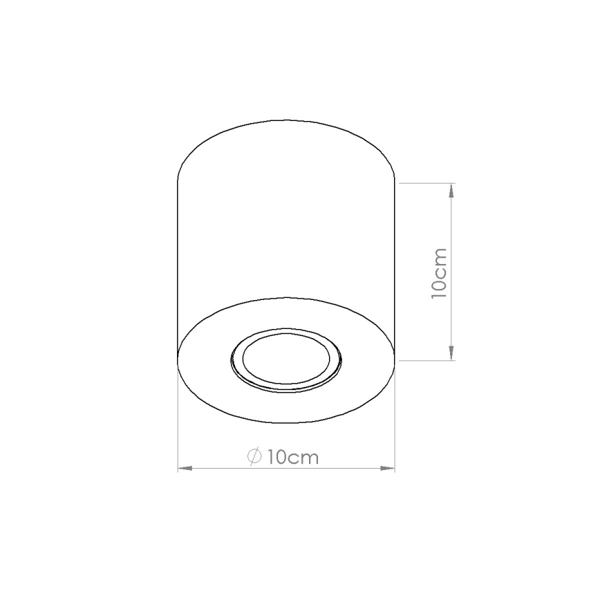 Spot svjetiljka ORBIS 1xGU10/10W/230V beton/krem