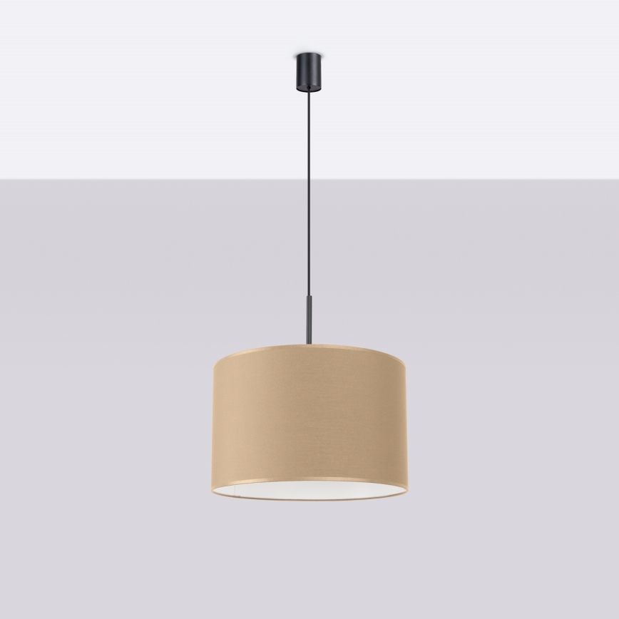 Luster na sajli NEVIA 1xE27/15W/230V Ø 40 cm taupe