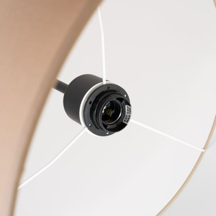 Luster na sajli NEVIA 1xE27/15W/230V Ø 40 cm taupe