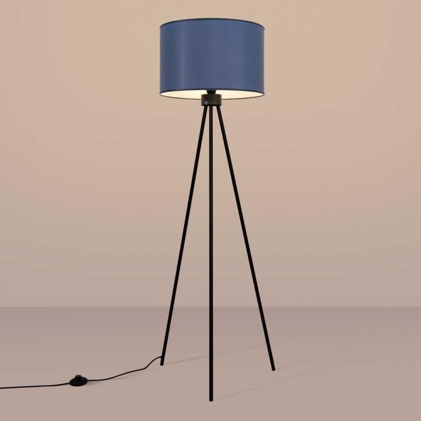 Podna lampa NEVIA 1xE27/15W/230V plava