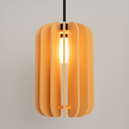 Luster na užetu MULA 1xE27/15W/230V Ø 27 cm žuta
