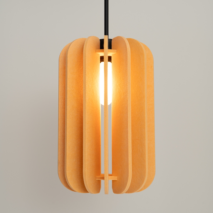 Luster na užetu MULA 1xE27/15W/230V Ø 27 cm žuta
