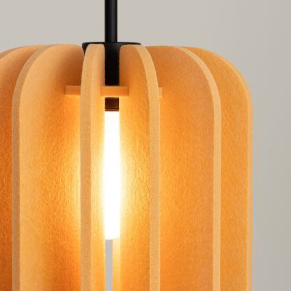 Luster na užetu MULA 1xE27/15W/230V Ø 27 cm žuta