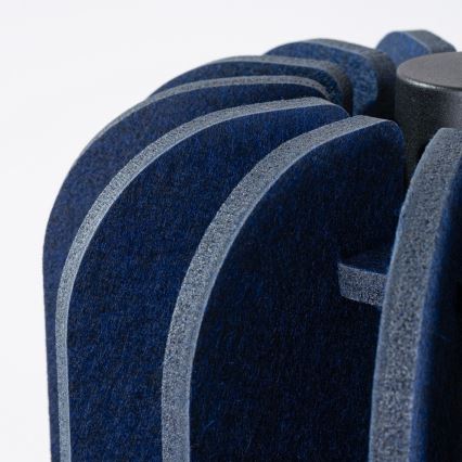 Luster na sajli MULA 1xE27/15W/230V Ø 27 cm plava