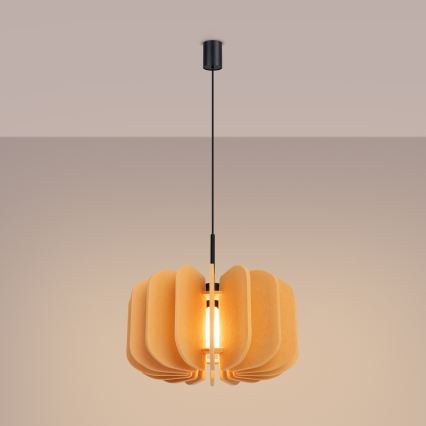 Luster na kabelu MULA 1xE27/15W/230V pr. 45 cm žuti