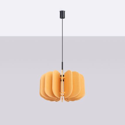 Luster na kabelu MULA 1xE27/15W/230V pr. 45 cm žuti