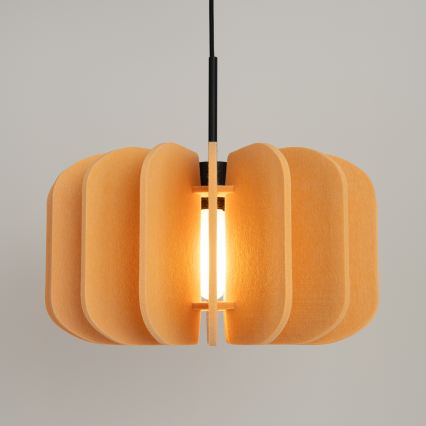 Luster na kabelu MULA 1xE27/15W/230V pr. 45 cm žuti