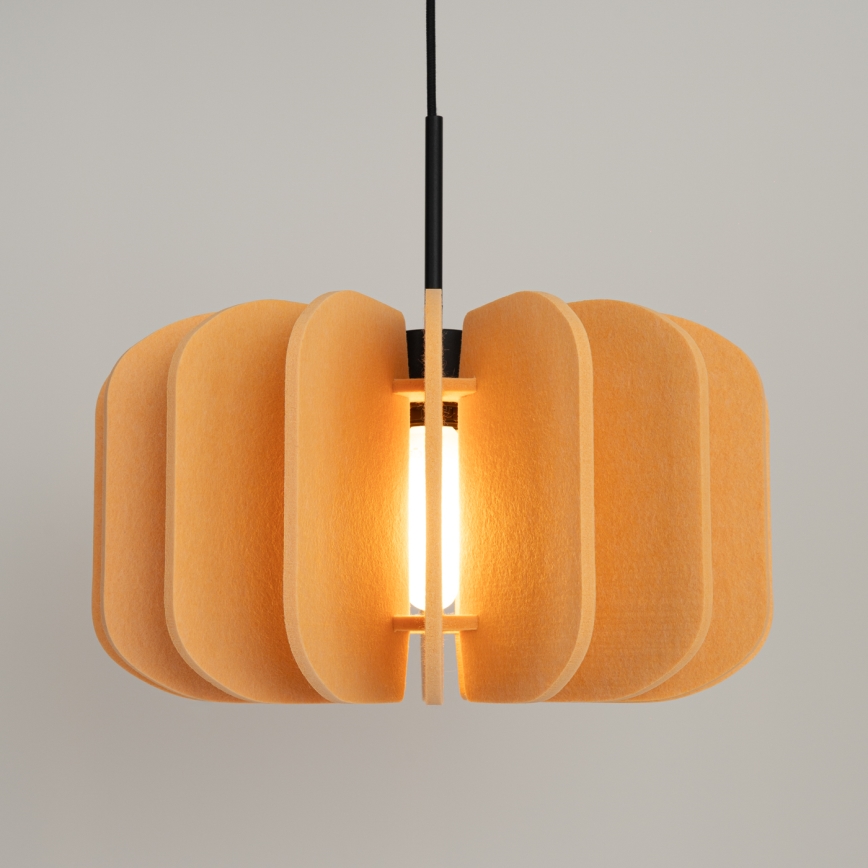 Luster na kabelu MULA 1xE27/15W/230V pr. 45 cm žuti