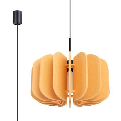 Luster na kabelu MULA 1xE27/15W/230V pr. 45 cm žuti