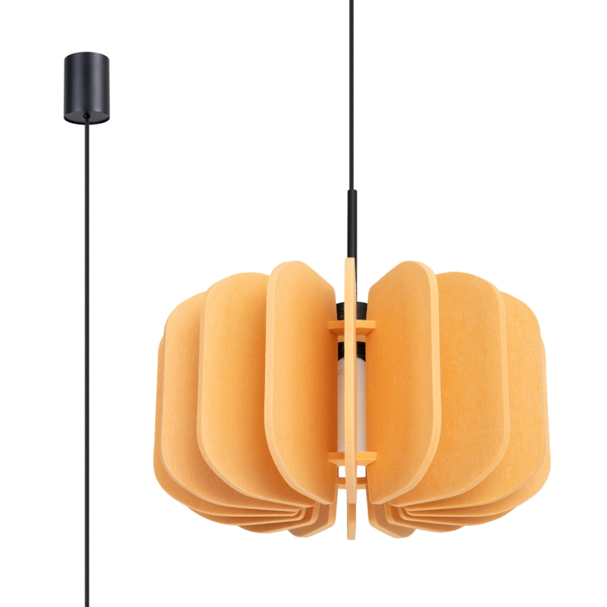 Luster na kabelu MULA 1xE27/15W/230V pr. 45 cm žuti