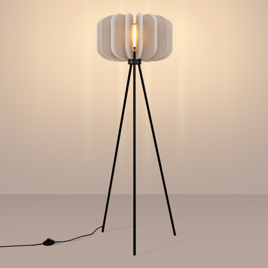Podna lampa MULA 1xE27/15W/230V krem boje