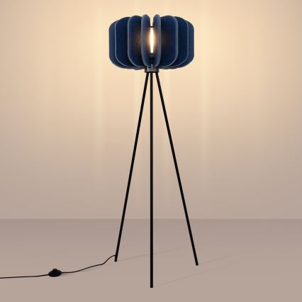 Podna lampa MULA 1xE27/15W/230V plava
