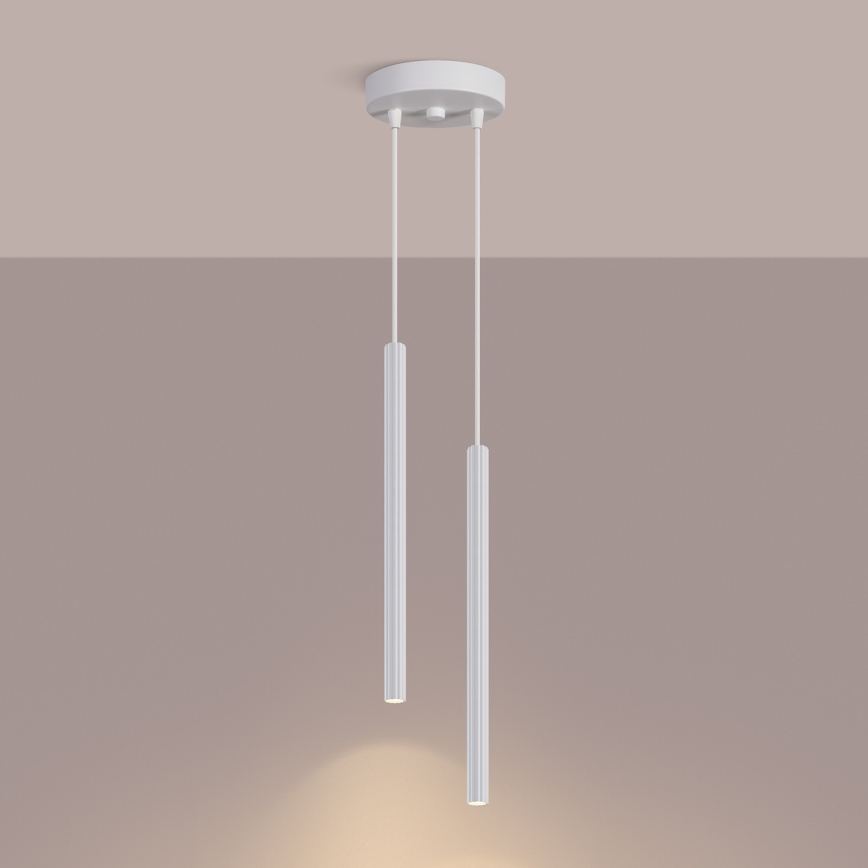 Luster na sajli ARCHE 2xG9/8W/230V bijela