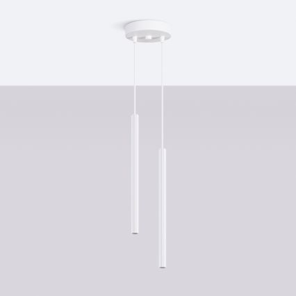 Luster na sajli ARCHE 2xG9/8W/230V bijela