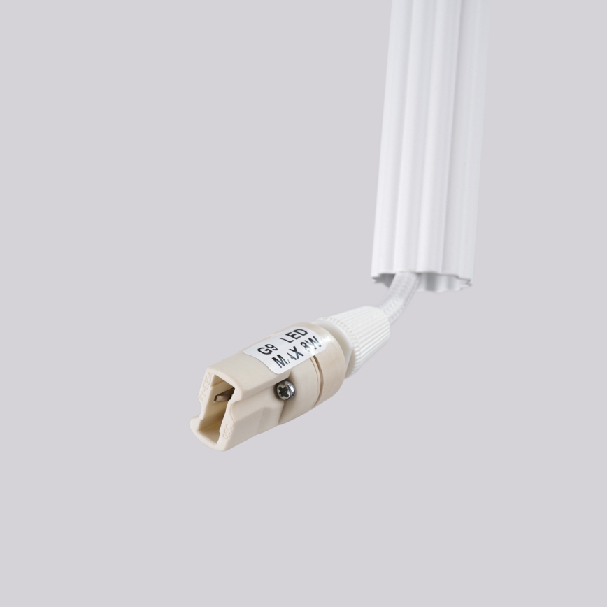 Luster na sajli ARCHE 2xG9/8W/230V bijela