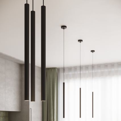 Luster na užetu ARCHE 2xG9/8W/230V crni