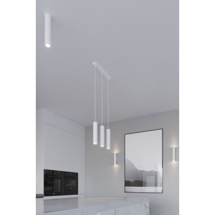 Luster na sajli LAGOS 2xGU10/10W/230V bijela