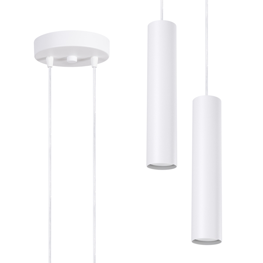 Luster na sajli LAGOS 2xGU10/10W/230V bijela