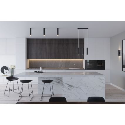 Luster na kabelu LAGOS 2xGU10/10W/230V crni