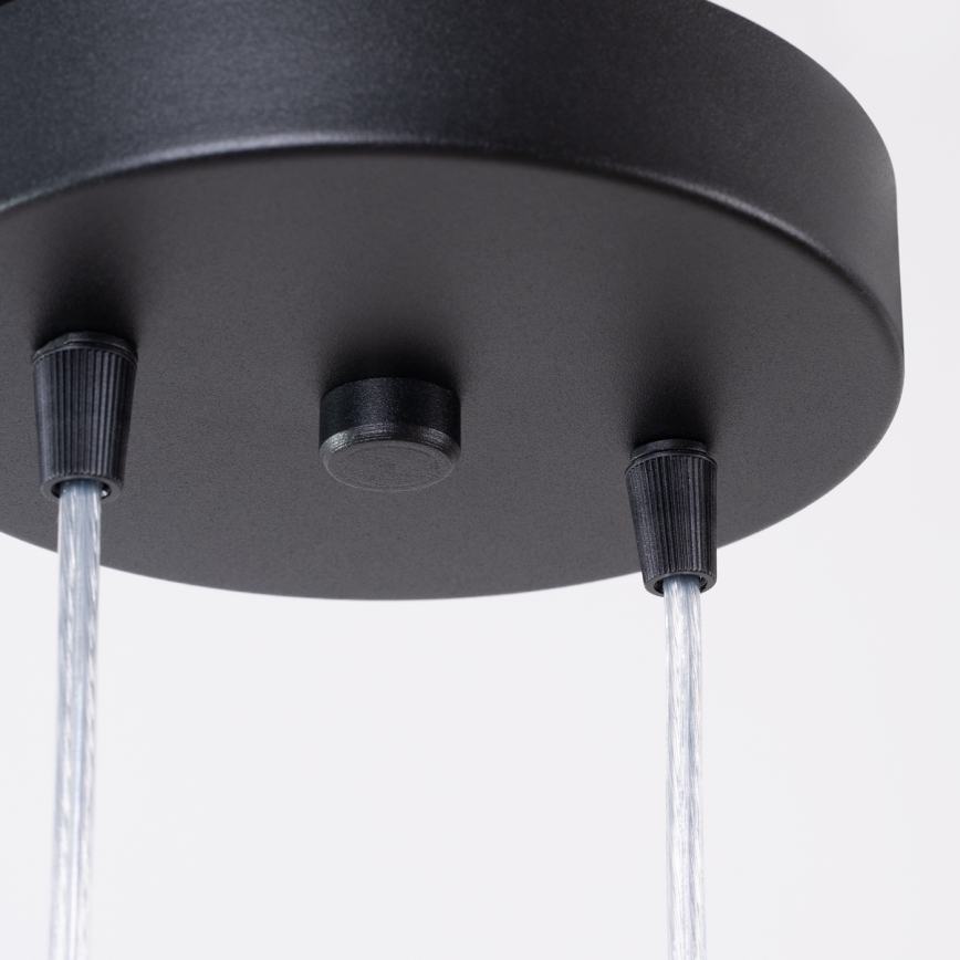 Luster na kabelu LAGOS 2xGU10/10W/230V crni