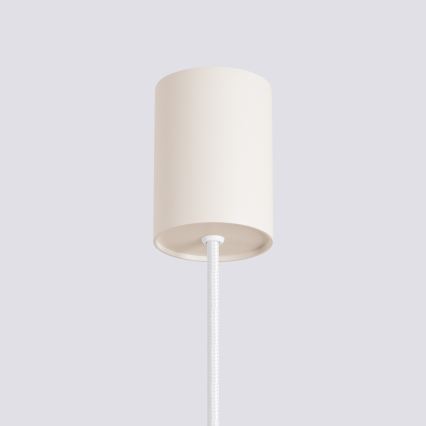 Luster na kabelu ESTRIA 1xE14/10W/230V Ø 14 cm krem