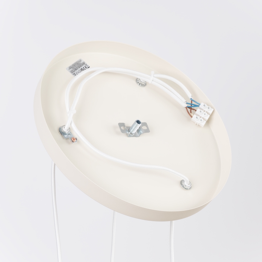 Luster na sajli ESTRIA 3xE14/10W/230V Ø 30 cm krem