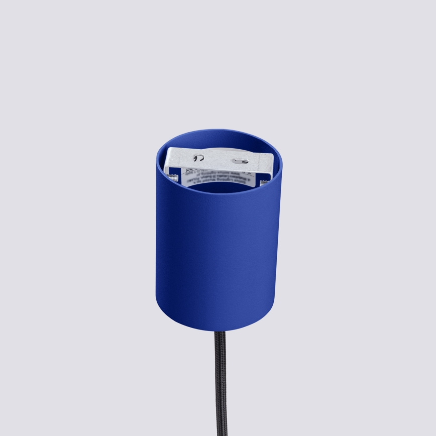 Viseći luster ESTRIA na sajli 1xE14/10W/230V, promjer 14 cm, plavi