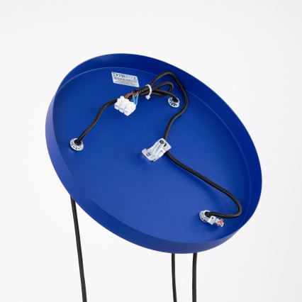 Luster na sajli ESTRIA 3xE14/10W/230V Ø 30 cm plavi