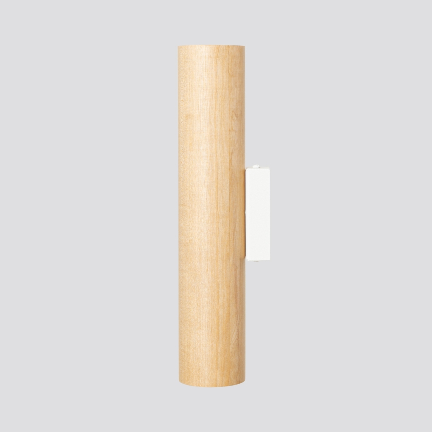 Zidna svjetiljka LINO 2xGU10/10W/230V bukva