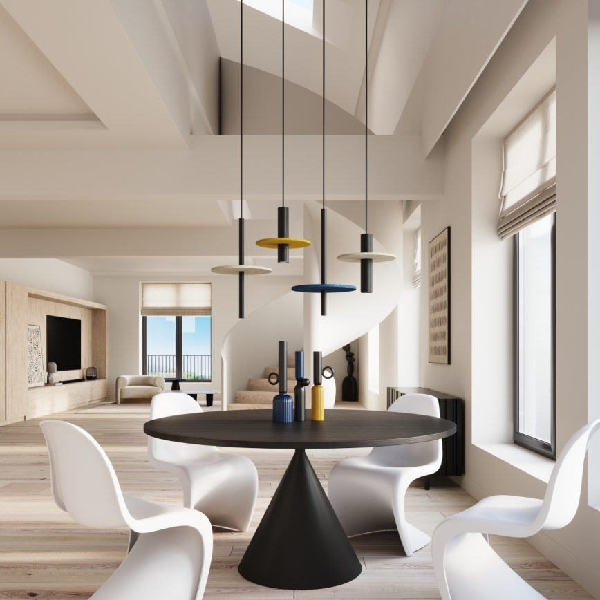 Luster na sajli FELTRO 1xG9/8W/230V crno/krem